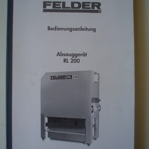 Felder RL 200 - industrijski mobilni odsis za piljevinu
