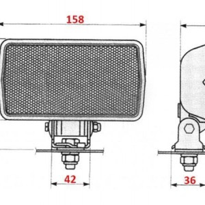 HALOGENSKO RADNO SVJETLO ZA TRAKTOR
