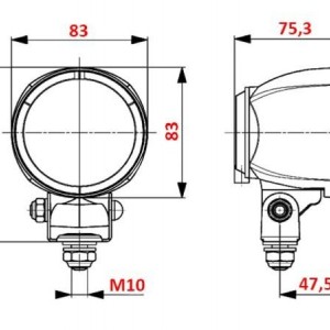 HALOGENSKO RADNO SVJETLO ZA TRAKTOR
