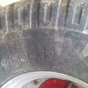 Gume 500.50-17 komplet sa felgama 4 kom