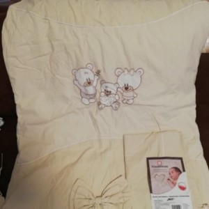 Djecji poplun + posteljina za krevetić