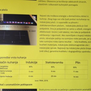 EMPORIO EKSKLUZIVNO INDUKCIJSKO KUHALO, HITNO PRODAJEM