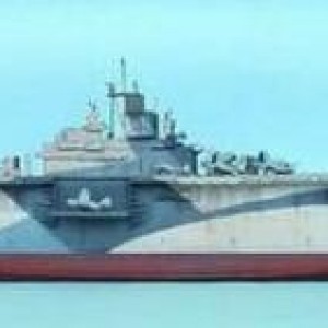 Maketa broda brod US Aircraft Carrier Yorktown 1/350