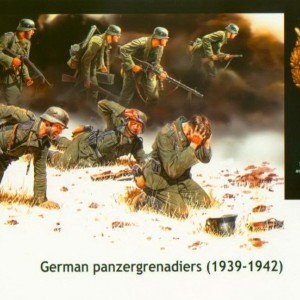Maketa figurice WWII German Panzergrenadiers 1/35 1:35