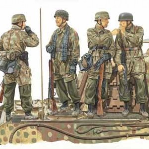 Maketa figurice 3rd FALLSCHIRMJ&#xC4;GER DIV. 1/35 1:35 ardennes