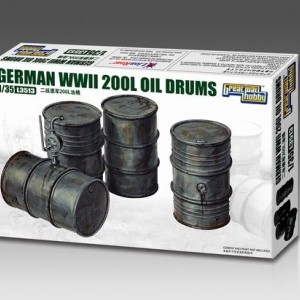Maketa figurice Njemačke bačve 200 l za gorivo 1/35 1:35