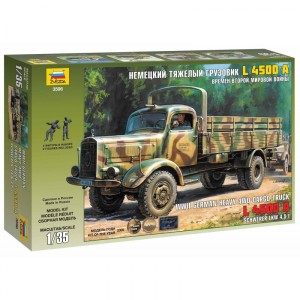 Maketa kamion WWII German Heavy 4WD Cargo Truck L 4500 A