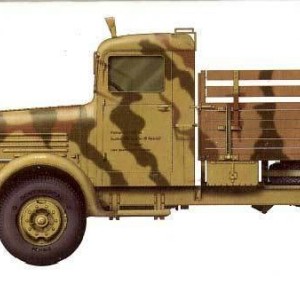 Maketa kamion Bussing Nag L4500S Kursk Luftwaffe 1/35 1:35