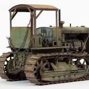 Maketa oklopnjak Russian ChTZ S-65 Tractor 1/35 1:35