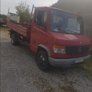Mercedes 814 vario kiper 240000 km, servisna, bobcat 753