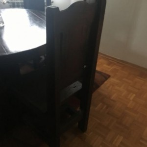 Rustikalni stol i stolice