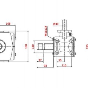 KUTNI REDUKTOR 1:1,56 (56HP-43kW)