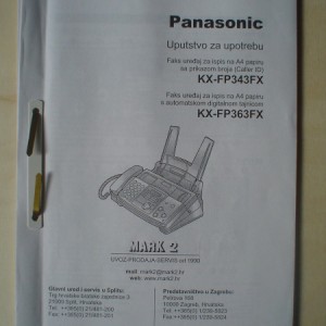 Telefax uređaj Panasoic KX-FP343FX