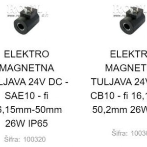 ELEKTRO MAGNETNI NAMOTAJI - ŠPULE 24V