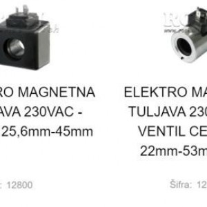 ELEKTRO MAGNETNI NAMOTAJI - ŠPULE 230 V