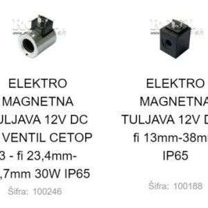 ELEKTRO MAGNETNI NAMOTAJI - ŠPULE 12V