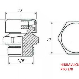 HIDRAULIČKI MAGNET - ČEP - ODUŠAK PTO