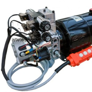Hidraulični agregat 12V in 24V 2x dvoradni 8 lit