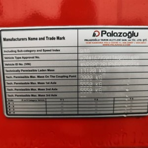 PRIKOLICA PALAZOGLU 1O TONA TANDEM odmah dostupna