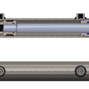 hidraulični cilindar 70/40 HOLE radni hod od 100 do 1000mm