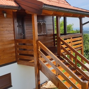 Drvena kuća 8x5m