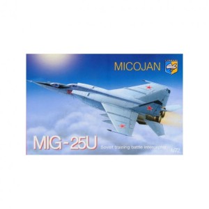 Maketa aviona avion MiG-25 U Soviet interceptor 1/72 1:72