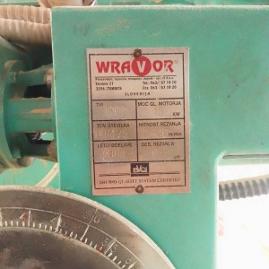 Horizontalna pila Wravor, tip 1000.