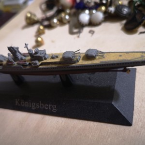 Brod Konigsberg metalna maketa 1/1250 model