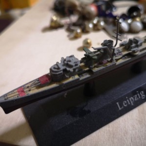 Brod Leipzig metalna maketa 1/1250 model
