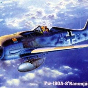 Maketa avion Focke Wulf Fw 190 A-8 Rammjager 1/72 1:72