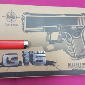 Airsoft gun G 15 AIR soft Pištolj Airsoft Crni