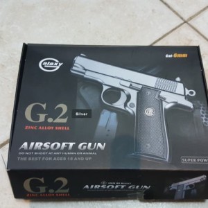 Airsoft gun G 2 AIR soft Pištolj Airsoft Srebrni