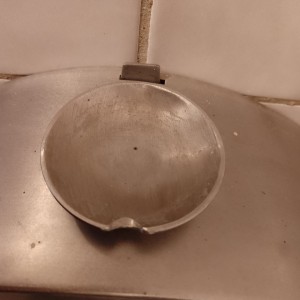 Industrijski inox metalni držač za wc papir promjera 37 cm