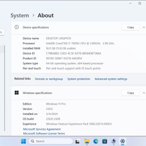 ️LENOVO ThinkPad X1 Yoga Gen 2nd, i7-7600U, 512GB, 16GB, FHD TOUCH️