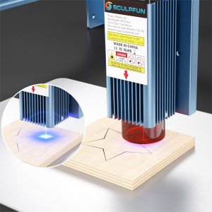 Laserska Gravirka i Rezalica SCULPFUN S9 5.5W, Diodni Laser