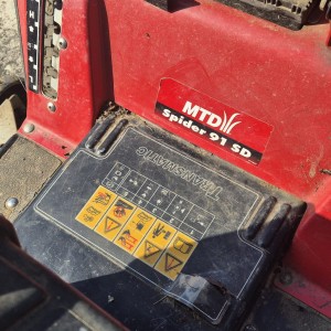 MTD Spider 91 SD - Kosilica traktor - 12,5 konjskih snaga