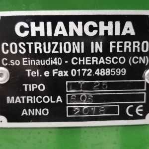 CHIANCHIA - STROJ ZA RAZBIJANJE I ČIŠĆENJE LJEŠNJAKA P200, MEH. ODVAJANJE LJUSKE