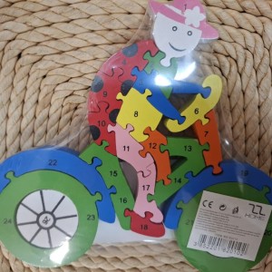 Drvene puzzle - Puzle - Pazl BICIKL BICIKLIST