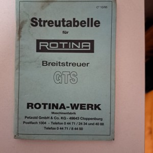 Rasipač umjetnog Gnojiva ROTINA GTS 1000K