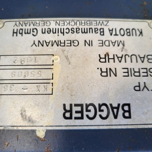 Mini bager KUBOTA KX36 1,8t