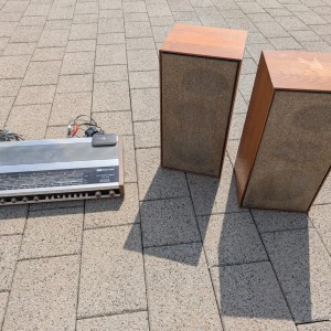 Vintage receiver ITT Schaub-Lorenz 5000 Hi Fi i dva ITT zvučnika + BT