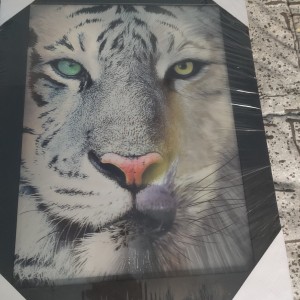 3D Slika - Lav - Tigar - Vuk , 36x46 cm , Novo !