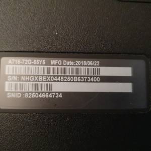Acer aspire 7