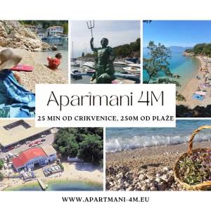Apartmani 4M, 25 min od Crikvenice