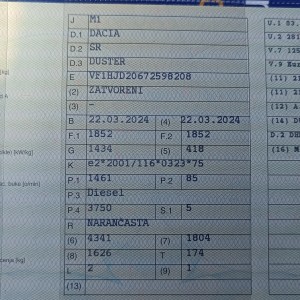 Dacia duster Journey 1.5 dci