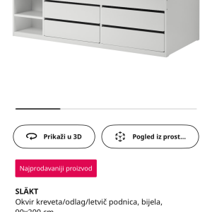 Krevet 90x200