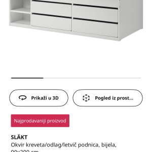 Krevet 90x200