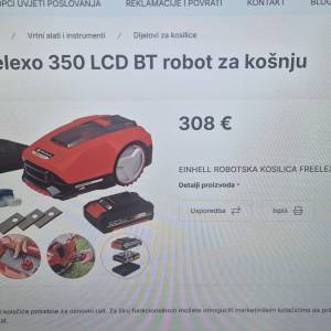 Robotska kosilica EINHELL FREELEXO 350
