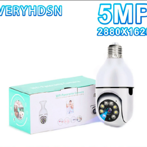 SmartCam 5MP PTZ E27 žarulja nadzorna kamera