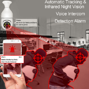 SmartCam 5MP PTZ E27 žarulja nadzorna kamera